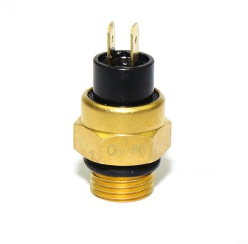 Interrupteur de commande de température en métal/cuivre, capteur thermostatique 80 °C pour boulons M16 x 1,5, compatible avec les séries EXC 250/350/450/500/520/525/530