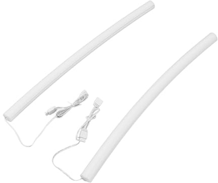 Generic Manicotto per Tubo di Raffreddamento Ad Acqua Sincronizzazione di Luci Soffuse Ad Alta densità per Computer 2 Pezzi Manicotto per Tubo in Silicone ARGB 35 Perline per di Raffreddamento Acqua