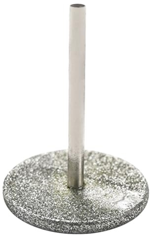 LIFKICH Punta per Fresa Unghie in Acciaio Bit Piatto per Rifinitura e Modellatura Bordo Unghie Strumento Pedicure Disco Abrasivo 20Mm per Manicure e Pedicure