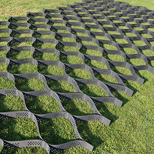 Griglia permeabile per pavimentazioni in erba per vialetti e aree di parcheggio Stabilizzatore di ghiaia per supporto di basi paesaggistiche per pavimentazione e sistema a griglia a terra