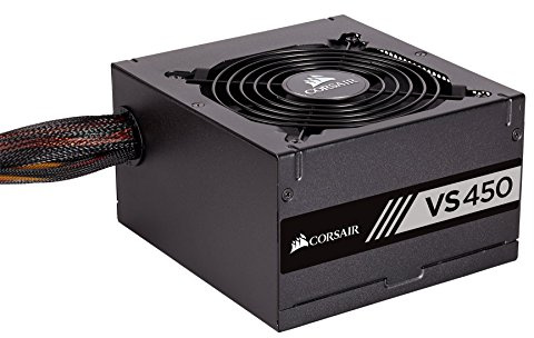 Corsair VS450 450 W Active PFC 80 PLUS Certified Power Supply Unit - Black