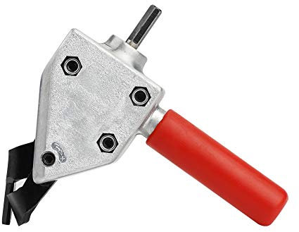 Cortador Chapa Nibbler Metal, Cortador hojas hierro Herramienta corte láminas metal Alicate oclusal fuerte Accesorios accesorios taladro eléctrico para manualidades y corte de metales