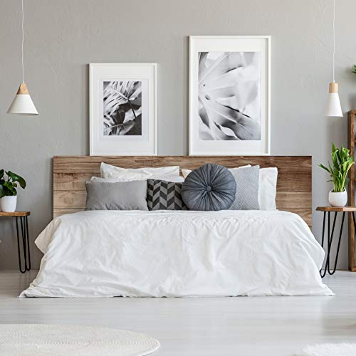MEGADECOR DECORATE YOUR HOME Kopfteil Bett PVC Dekorative Wirtschaft Textur Holz Tische Leichte Kiefer Verschiedene Maßnahmen (200 cm x 60 cm)