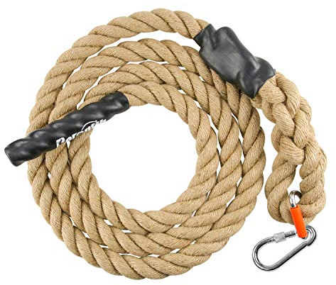 Perantlb Utomhus klättringsrep för fitness och styrketräning, träning gym klättringsrep, 3,5 cm i diameter, längd tillgänglig: 10, 15, 20, 25, 30, 50 fot