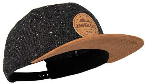 Jumping Bird Baseball Cap Unisex Säntis • Outdoor Snapback Cap • Individuell verstellbar und leicht abwaschbar • Kappe aus Wolle Grau