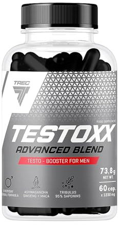 Testoxx | Testosteron-Booster für Männer | Libido-Unterstützung | Nahrungsergänzungsmittel | Muskelmassenwachstum (60 Kapseln)