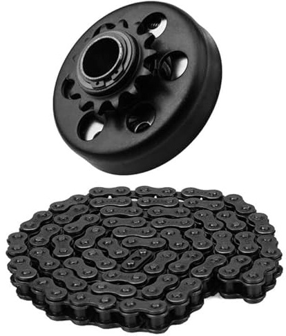 MOOSUN Go Kart Embrayage centrifuge 2,5 cm Alésage pour chaîne 14 dents 40/41/420 Mini moteur de vélo avec chaîne
