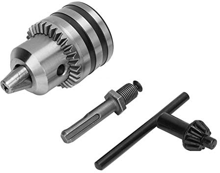 Schnellwechsel-Bohrfutter-Bohreradapter 1/2-20UNF Taper Mounted Chuck Adapter Kit 3-16mm Klemmbereich Micro Schlüssel Typ Chuck Mit SDS Rundschaft Adapter Bohrer Bohrmaschine