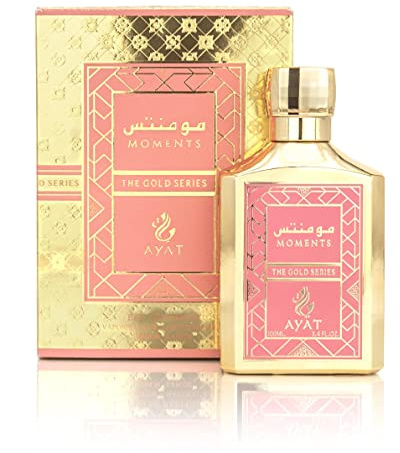 AYAT PERFUMES - Eau de Parfum THE GOLD SERIES - Moments 100-ml Arabian Senteur Für Frauen Hergestellt in Dubai (Moments)