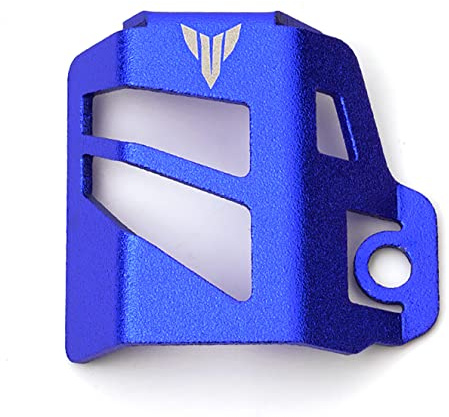 Protection de réservoir de liquide de frein arrière moto accessoires pour Yamaha MT 07 09 10 25 MT07 MT09 MT10 SP 2021 2022 2023 2024 FZ09 FZ07 (bleu)