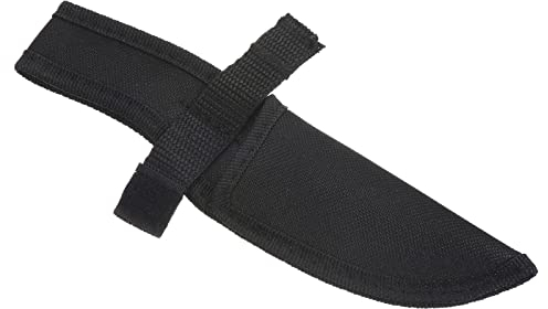PATIKIL 8x2 Sickle Sheath, Cloth Sheath Fixed Knife Sheath Horizontal Knife Sheath with Fixed Strap for Gardening Tools, Black