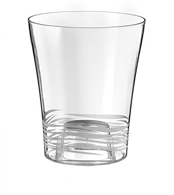 Kalapanta - Orchideentopf mit erhöhtem Boden, aus recyceltem und wiederverwertbarem Kunststoff, Topf für Innen- und Außenpflanzen. (Ø 16 cm x h 19, Transparent)