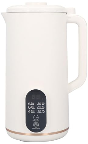Machine à Lait de Noix, Machine à Lait D'amande pour Boissons Faites Maison sans Amandes, Avoine, Soja et Produits Laitiers, Machine à Lait à Base de Plantes avec (Prise UE
