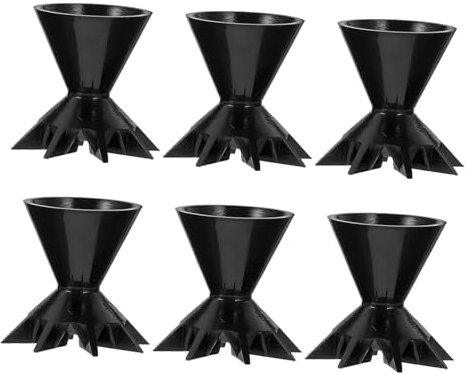 EXCEART 6piezas Taza De Embudo Para Pintar Vasos De Silicona Duraderos Reutilizables Para Verter Pinturas Herramientas De Pintura Para Artistas