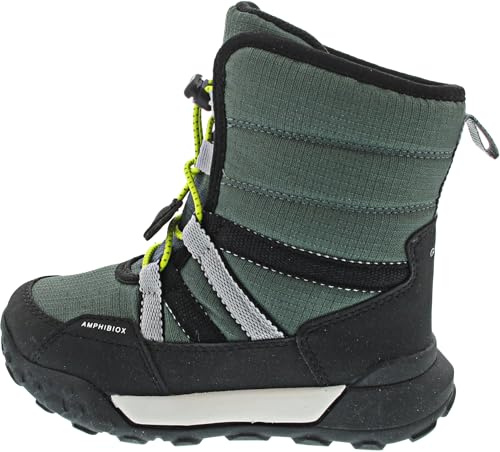 Geox J TREKKYUP Boy B ABX, Scarpone da Neve, Forest/Black, 39 EU
