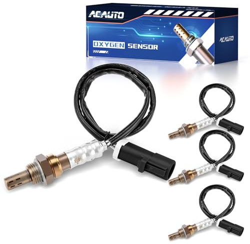 ACAUTO 4Pcs 15717 Oxygen O2 Sensor Upstream Downstream Fit for Ford F-150 F250 F350 Ranger Escape Explorer Mustang Foucs Expedition Mazda Lincoln Jaguar Mercury Aston Martin 15716 15718