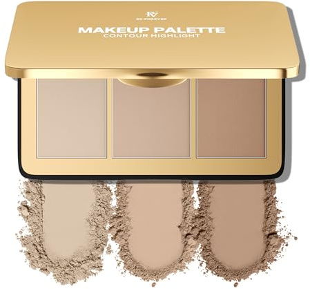 FV Contouring Palette, Geschmeidig & Leicht zu Verblenden, Langanhaltend, Contour-Makeup mit Natürlichem Aussehen, Konturenpuder für Gesicht und Körper, für Helle/Leichte Haut, Cruelty-free