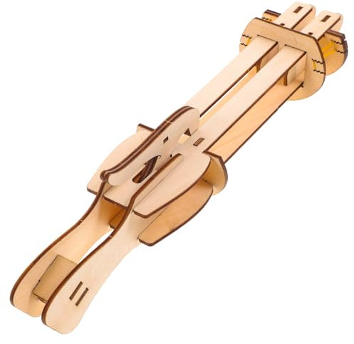 Alasum Holz DIY Papierflugzeug Starter Kit Modell Montage Spielzeug Für Junge Mädchen Handarbeitsmaterial Launcher Flugzeug