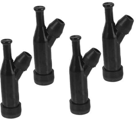 Cabilock 4pezzi Cappucci Per Candele Ad Alta Tensione Realizzati in Plastica Resistente Compatibili Motori Protezione Contro Acqua Calore e Corrosione Installazione Rapida Senza Attrezzi