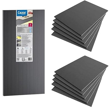 Matt 5mm XPS Underlay for Laminate Flooring – High Density Foam Panels – 5m², 10m², 15m² or 20m² Packs – Easy to Cut, Sound Insulating Boards (1, 10sqm)