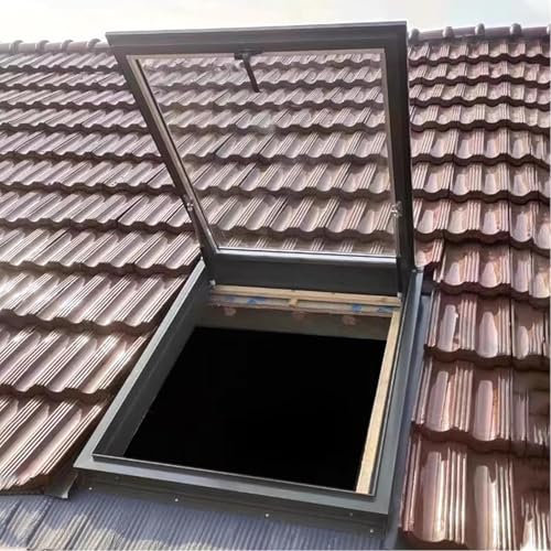 Lucernario Fisso in Vetro per tetti Piani, lucernario per Ventilazione, lucernario per Pozzi interrati, Installazione di terrazze, lucernario per tetti Piani inclinati, Copertura per illumin