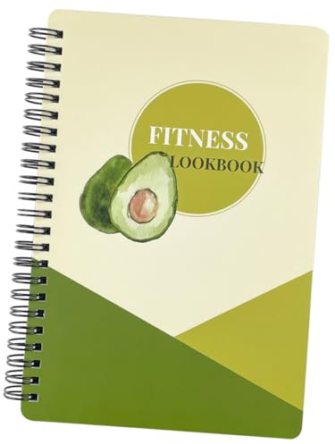 ZUNOXAZ Planificateur Fitness Spiralé Carnet Entraînement Agenda Quotidien Suivi Musculation Perte Poids Portable Couleur Aléatoire Couleur Aléatoire