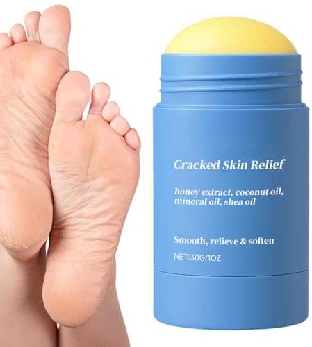 Balsamo nutriente per talloni - Burro idratante per i piedi, crema da 3,5 once con idratazione profonda, riparazione naturale del burro di karité, cura dei piedi con facile utilizzo, pelle per talloni