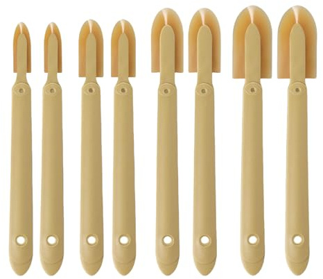 Set di 8 attrezzi in silicone robusto per la rimozione di malta e la finitura di lunga durata nei lavori di costruzione in silicone