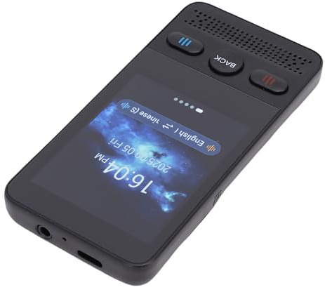Hamwesh Appareil de Traduction de Langue, 160 Langues de Traduction en Ligne et Hors Ligne avec Prise en Charge Photo et Vocale, Pas de WiFi Nécessaire, Traducteur instantané, Traducteur Portable