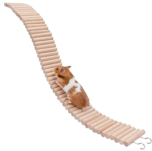 Rampa para Hámster Cerca De Madera Para Roer Para Animales Pequeños