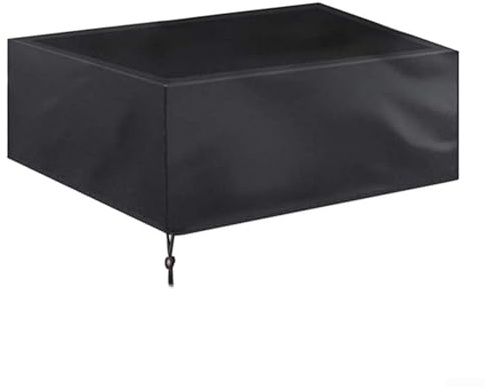 Funda de mesa de billar de ajuste seguro en poliéster 210D con propiedades impermeables y resistentes a los rayos UV, protege toda la mesa del polvo y la intemperie (8 pies)