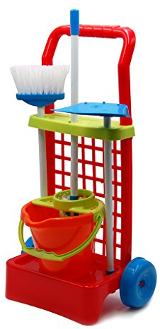 Tachan- Carrito de Limpieza con Cubo, Color Naranja (Vicam 12)