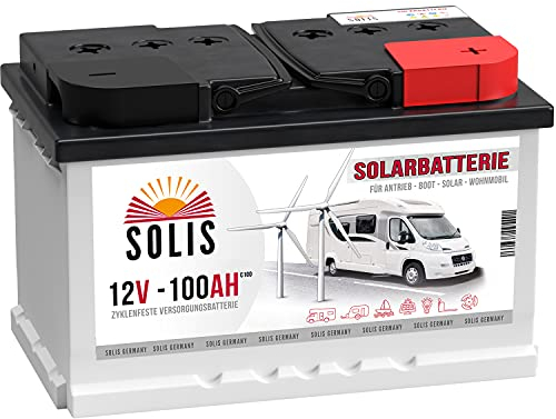 Solar Batterie 12V 120AH Wohnmobilbatterie Wohnmobil Boot Versorgung statt 100Ah (120AH 12V)