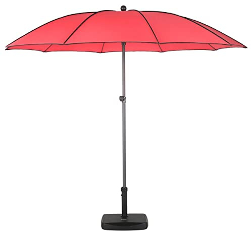 Hespéride Parasol Rond Bogota 2.5 m Coquelicot