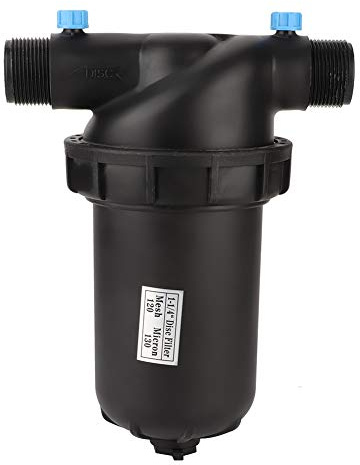Filtre D'irrigation, Filtre à Disque à Filetage Mâle G1-1/4 120 Mailles pour Jardinage, Serre, Filtre Agricole, Pompe D'irrigation Goutte à Goutte