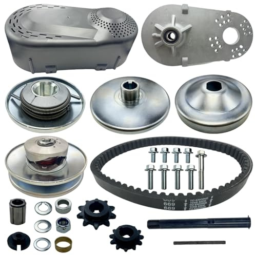 MOJTBE 212CC Momentomvandlare CVT 3/4 tum Go Kart Clutch COMET TAV2 30-75 218353A Manco 12T #35 och 10T #40 41 420 ersättningssats för kedjedrivrutin – 30-serien