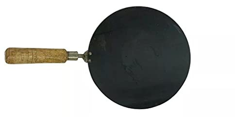 RSKGOODS Iron Tawa Pan Chapatti Indian Flatbread Naan Paratha Cooking Tawa (30cm)