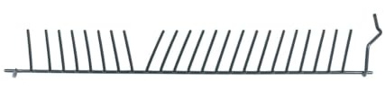 easyPART passend für BOSCH 00668360 Unterkorbeinsatz 23Stacheln für Teller | Geschirrspüler, Baugleich mit Küppersbusch 436721, 668360, Tellereinsatz, Klappstachelreihe, Unterkorb, Geschirrkorb