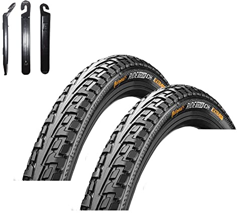 2 x Continental Ride Tour Reflex Pannenschutz E-25 Decke 42-622 (28 x 1,60) inkl. 3 Reifenheber