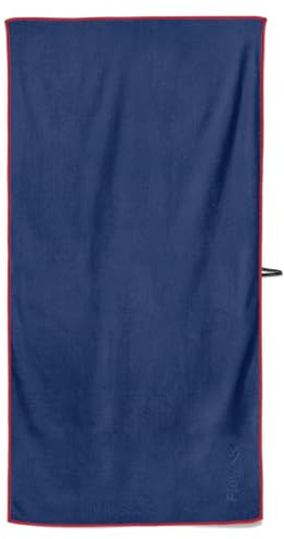 Flow Hydro Sport Towel - Microfiber Quick Dry Swimming Towels for Swim, Pool, Triathlon, and Other Water Sports in Medium, Large, XL, and Hooded Sizes (Navy, X-Large (72 x 40))