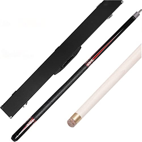 Pool Billiard Queue 57-Zoll-Pool-Queue-Stick aus Ahornholz mit optionalem Kopf zur Pflege Ihres tragbaren Billard-Queues EHAYAS 230729(Color:E,Size:11.5MM)
