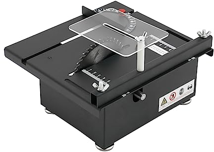 Mini sega circolare da tavolo, mini sega circolare da tavolo, 200 W, multifunzione, lavorazione del legno, fai da te, 10000 giri/min, profondità di taglio 33 mm