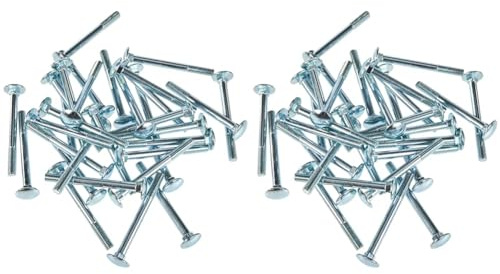 Connex Schlossschrauben M8 x 80 mm, verzinkt, DIN 603, 1000 g, KL4110880 (Packung mit 2)