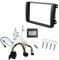 Audioproject A110 - CanBus Radioblende Set 2-DIN kompatibel für VW Golf 5 6 Polo 6R Passat Touran Caddy T5 Skoda Seat - Auto-Radio Blende Doppel-DIN Radio-Adapter Antennen-Adapter Entriegelung
