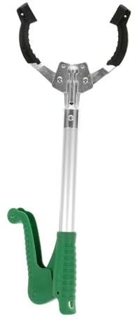 Aluminiumlegierung Müllzange 40cm Greifhilfe für Unterwegs | Reacher Greifer, Schwerlastgreifer, Greifhilfe, Greifer zum Aufheben Gross, Senioren Greifzange