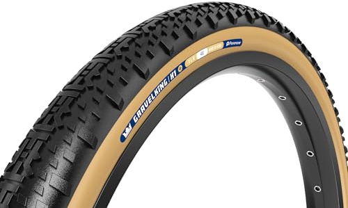 Panaracer Gravelking X1 Plus TLR Tubeless Ready Folding Tyre - ZSG Gravel Compound -Puncture Resistant - Beadlock Technology - 120Tpi TuffTex+ Double Layer Casing - Gravel Cycling Tyre
