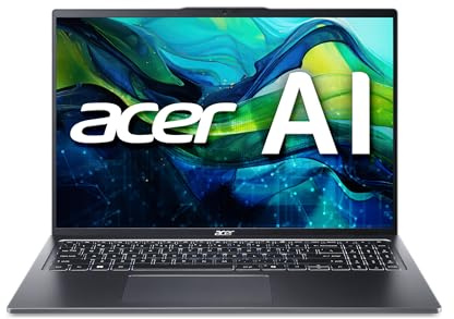 acer Swift Go 16 Intel Evo Edition Laptop | 16 1920 x 1200 Touch Display | Unlock AI Experiences | Intel Core Ultra 7 Processor 155H | Intel ARC | 16GB LPDDR5X | 1TB SSD | Wi-Fi 7 | SFG16-72T-71UL