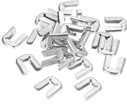 PATIKIL 24pz 13mm 1/2 Spirale Stecca Cucire Punte per Acciaio Inox Spirale Corsetto Stecca Punta Coperture Estremità Tappo per Costume Sposa Abito