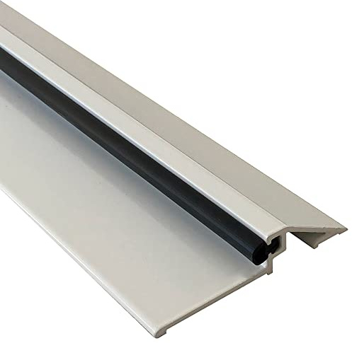 HOMEWELL - Türschwelle (PMR) mit Dichtung, weiß lackiert, 1,95m