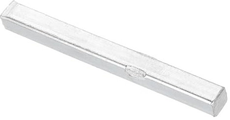 QUARKZMAN 1pz Asta per Spindle Porta, 80mm Lunghezza Asta per Maniglia Porta, Ricambi per Serratura Porta Asta per Serrature a Pomello di Diverse Tipologie, Argento